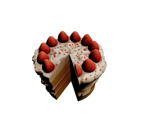 Strawberry Sponge Cakeimage